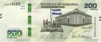 Honduras P.105 - 200 Lempiras 24.10.2019 UNC