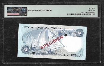 Bermuda Set Specimen 1,5,10,20,50,100 Dollars PMG