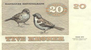 Dänemark P.049b-2 - 20 Kroner 1980 VF+