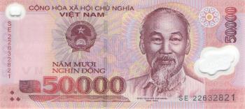 Vietnam P.121p - 50.000 Dong 2022 UNC