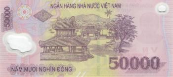 Vietnam P.121p - 50.000 Dong 2022 UNC