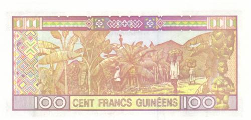 Guinea P.035a - 100 Francs Guinéens 1998 UNC