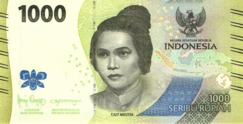 Indonesien P.162 - 1000 Rupiah 2022 UNC