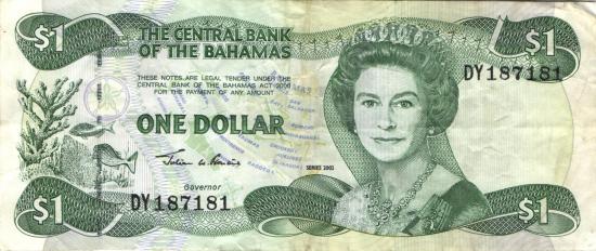 Bahamas P.070 - 1 Dollar 2002 VF