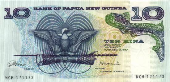 Papua Neuguinea P.007 - 10 Kina UNC