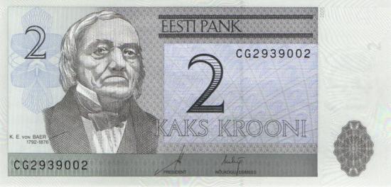Estland P.085a - 2 Krooni 2006 UNC