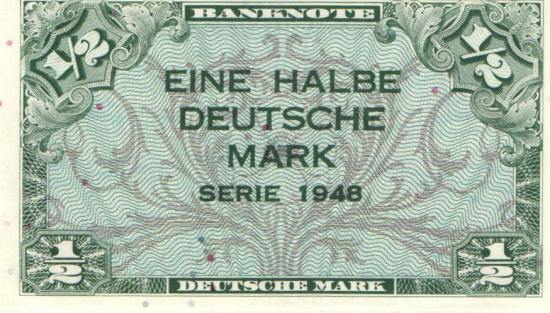 BRD Ro.230 - 1/2 Deutsche Mark 1948 UNC